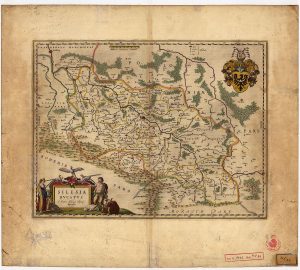 Mapa vévodství Slezského 